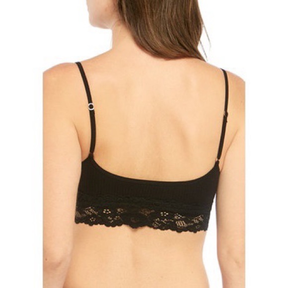 FREE PEOPLE Stevie Lace Trim Bralette - Picture 2 of 2
